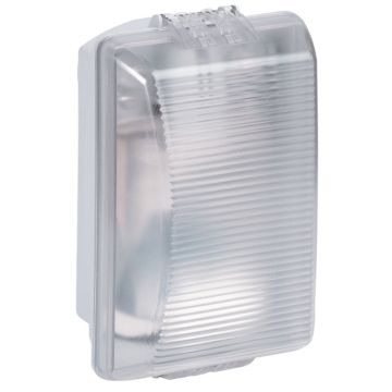 Aplique koro estanco -ip54/ik08- rectangular - lámpara 17 w - e27