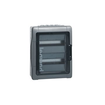 Caja modular estanca plexo³ - ip 65 - ik 09 - 2 filas de 12 módulos