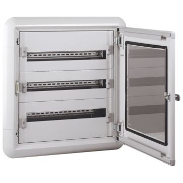 Caja distribución de empotrar xl³ 160 - totalmente modular - 3 filas - 24 módulos