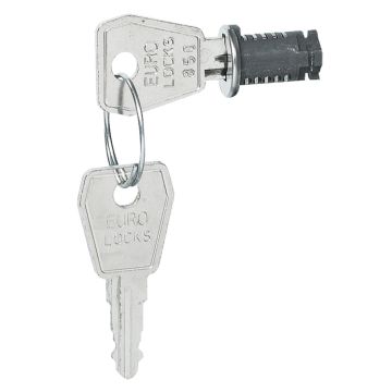 Cerradura con llave n.° 850 para cajas plexo³