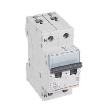 Magnetotérmico tx³ - 1p+n - 230v~ - 32a - curva c - 2 módulos