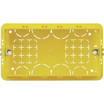 Caja de empotrar para albañilería bticino. 4 módulos. rectangular. profundidad 50mm