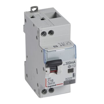 Magnetotérmico diferencial dx³ 6000/10ka - 1p+n- 230v~ -16 a-curva c- 300ma-tipo ac