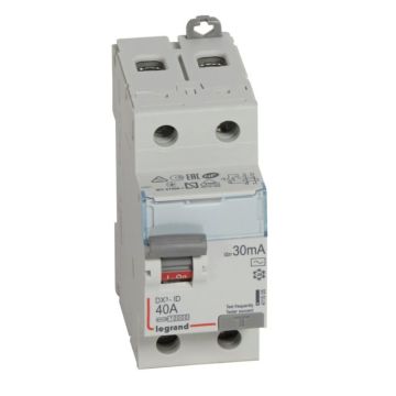 Interruptor diferencial dx³ - 2p- 230v~-40a - tipo ac - 30ma - 2 módulos