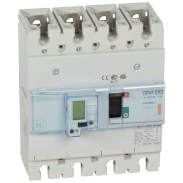 Automático mccb dpx³ 250 - electrónico - 4p - icu 25 ka (400 v~) - in 250a