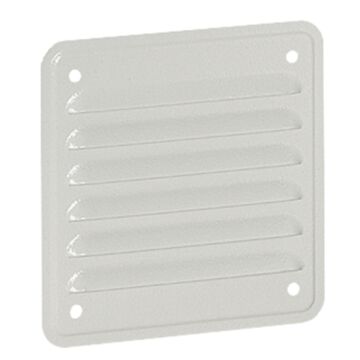 Rejilla metálica de ventilación - ip32 ik10 - ral 7035 - 138 x 138mm
