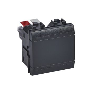 Conmutador livinglight 16 ax-250 v~ - borne auto - 2 módulos - antracita