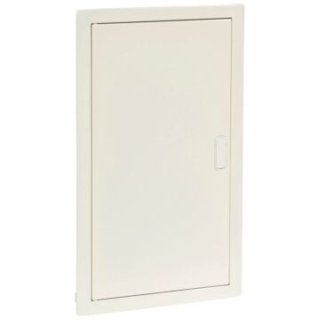 Caja modular de empotrar nedbox con puerta metálica extraplana - 3 filas de 12+2 módulos