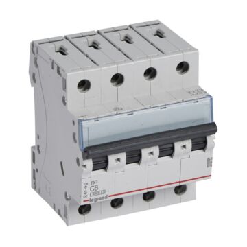 Magnetotérmico tx³ - 4p - 400v~ - 6a - curva c - 4 módulos