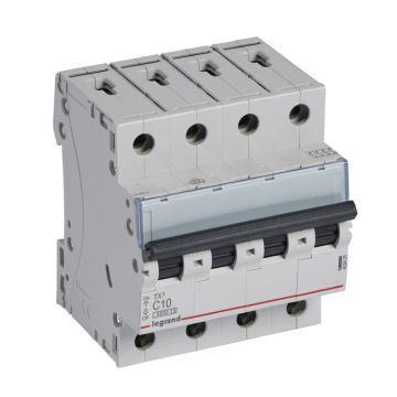 Magnetotérmico tx³ - 4p - 400v~ - 10a - curva c - 4 módulos