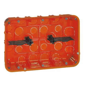 Caja de empotrar batibox de gran formato. 2x3 elementos o 2x6/8 módulos. profundidad 50mm