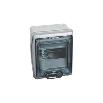 Caja modular estanca plexo³ - ip 65 - ik 09 - 6 módulos - 1 fila