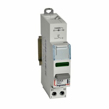 Interruptor doble función - 20a - 250 v~ - 1 na + indicador verde