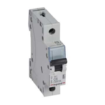 Magnetotérmico tx³ - 1p - 230/400 v~ - 6a - curva c - 1 módulo