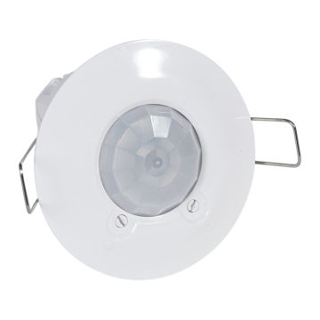 Detector pir 360º - alcance 8m - instalación empotrada techo