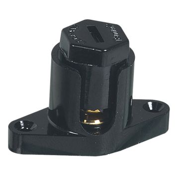 Borna anticizallante para evitar cortar cable con tuerca hexagonal. capacidad de la borna 2x16mm². paso de cable 5,8mm. altura 41mm