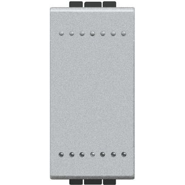 Pulsador luminoso livinglight 10a - 250 v~ - borne auto - 1 módulo - tech