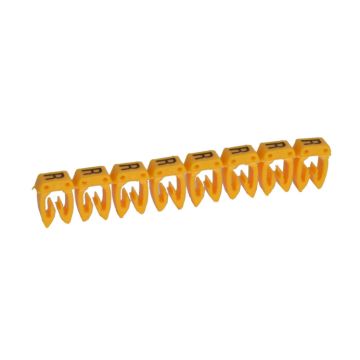 Etiqueta cab 3 para cableado de 1,5 a 2,5mm² - letra mayúscula r