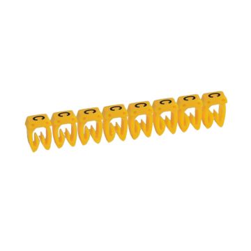 Etiqueta cab 3 para cableado de 0,5 a 1,5mm² - letra mayúscula c