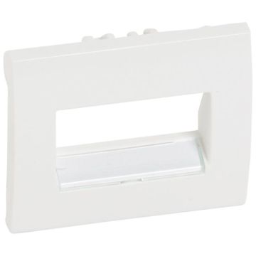 Tapa para toma rj45 1-2 salida 30 galea blanco