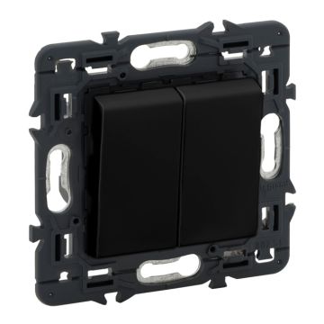 Interruptor valena next - doble - unipolar - 10 ax - 230v~ - dark