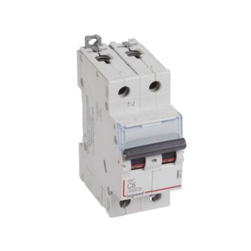 Magnetotérmico dx³ 6000/10 ka - 1p+n - 230 v~ - 6a - curva c