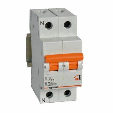 Magnetotérmico rx³ - 1p+n - 230 v~ - 32a - curva c