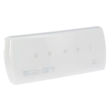 Luminaria de emergencia ura21 led autotest 350 lúmenes, 1h, no permanente