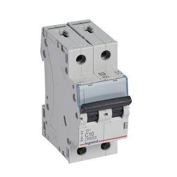 Magnetotérmico tx³ - 2p - 230/400 v~ - 10a - curva c - 2 módulos