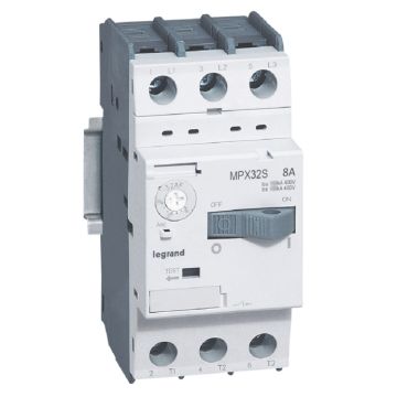 Guardamotor magnetotérmico mpx³ 32s - 8a - 100ka