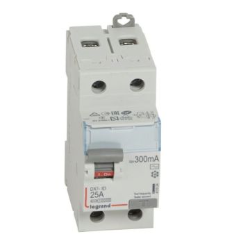 Interruptor diferencial dx³ - 2p- 230v~-25a - tipo ac - 300ma - 2 módulos