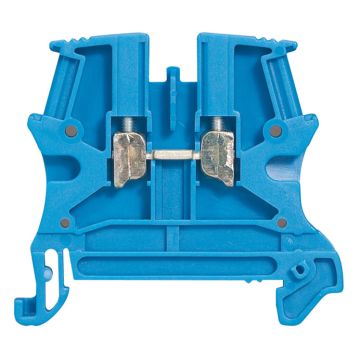 Borna viking3 con tornillo - 1 unión - 1 entrada/1 salida - azul - paso 5