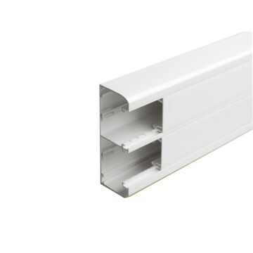 Canal dlp de clipaje directo 50x130 - 2 tapa 45mm - l. 2m - blanco