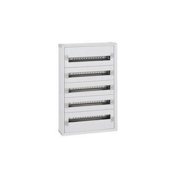 Caja distribución aislante xl³ 160 - totalmente modular - 5 filas de 24 módulos