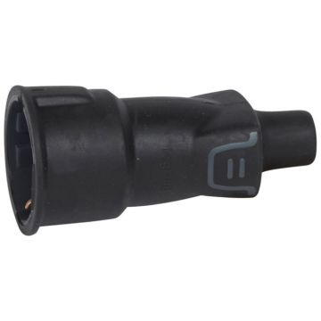 Base 2p+t 16a ip44 material caucho de gran resistencia
