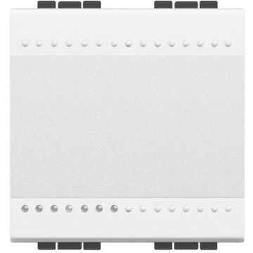 Cruzamiento livinglight 16 ax-250 v~ - borne a tornillo - 2 módulos - blanco