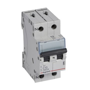 Magnetotérmico tx³ - 1p+n - 230v~ - 10a - curva c - 2 módulos