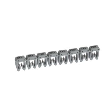 Etiqueta cab 3 para cableado de 0,5 a 1,5mm² - cifra 8 - gris