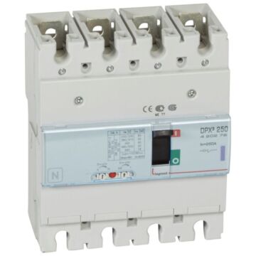 Automático mccb dpx³ 250 - magnetotérmico - 4p - icu 50ka (400 v~) - in 250a