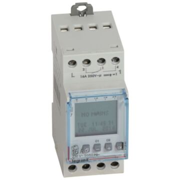 Interruptor horario programable digital - multifunción semanal -2 salidas 16a - 250 v~