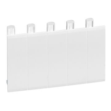 Obturador 5 módulos - blanco ral 9010