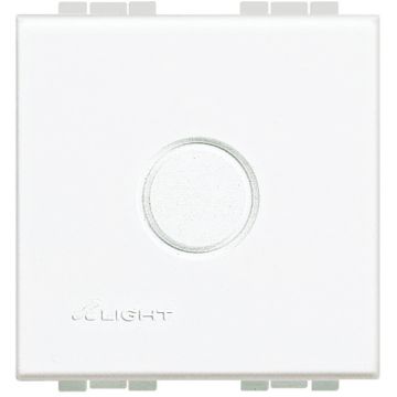 Tapa ciega livinglight - 2 módulos - blanco
