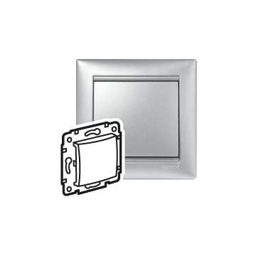 Tapa ciega valena - aluminio brillante