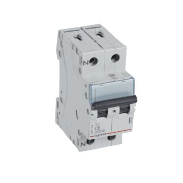 Magnetotérmico tx³ - 1p+n - 230v~ - 6a - curva c - 2 módulos