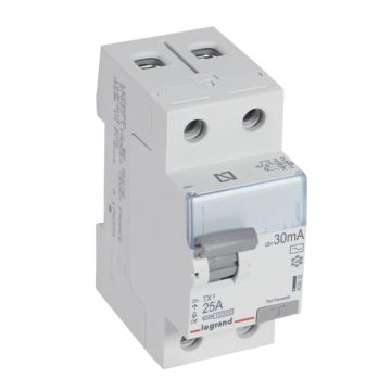 Diferencial tx³ - 2p - 230v~ - 30 ma - 25a - tipo ac