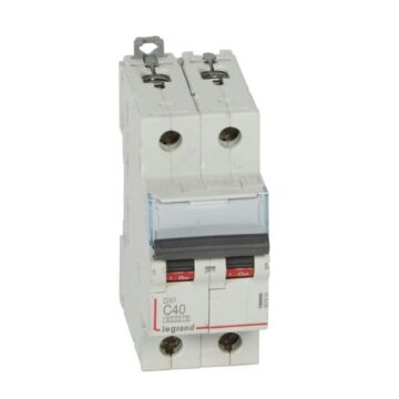Magnetotérmico dx³ 6000/10 ka - 2p - 230/400 v~ - 40a - curva c