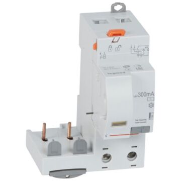 Bloque diferencial adaptable dx³ -2p-230/400 v~-40 a- 300 ma - tipo ac - 2 módulos