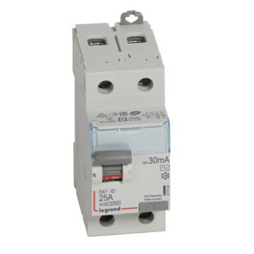 Interruptor diferencial dx³ - 2p- 230v~-25a - tipo ac - 30ma - 2 módulos