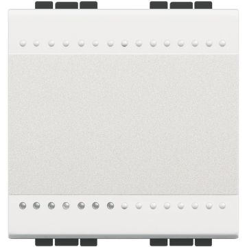 Conmutador livinglight 16 ax-250 v~ - borne auto - 2 módulos - blanco
