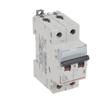 Magnetotérmico dx³ 6000/10 ka - 1p+n - 230 v~ - 16a - curva c
